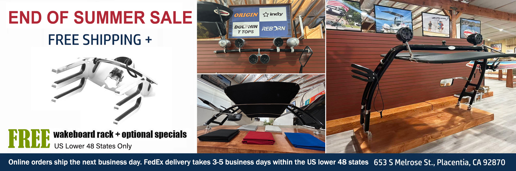 origin advancer tower with pro bimini